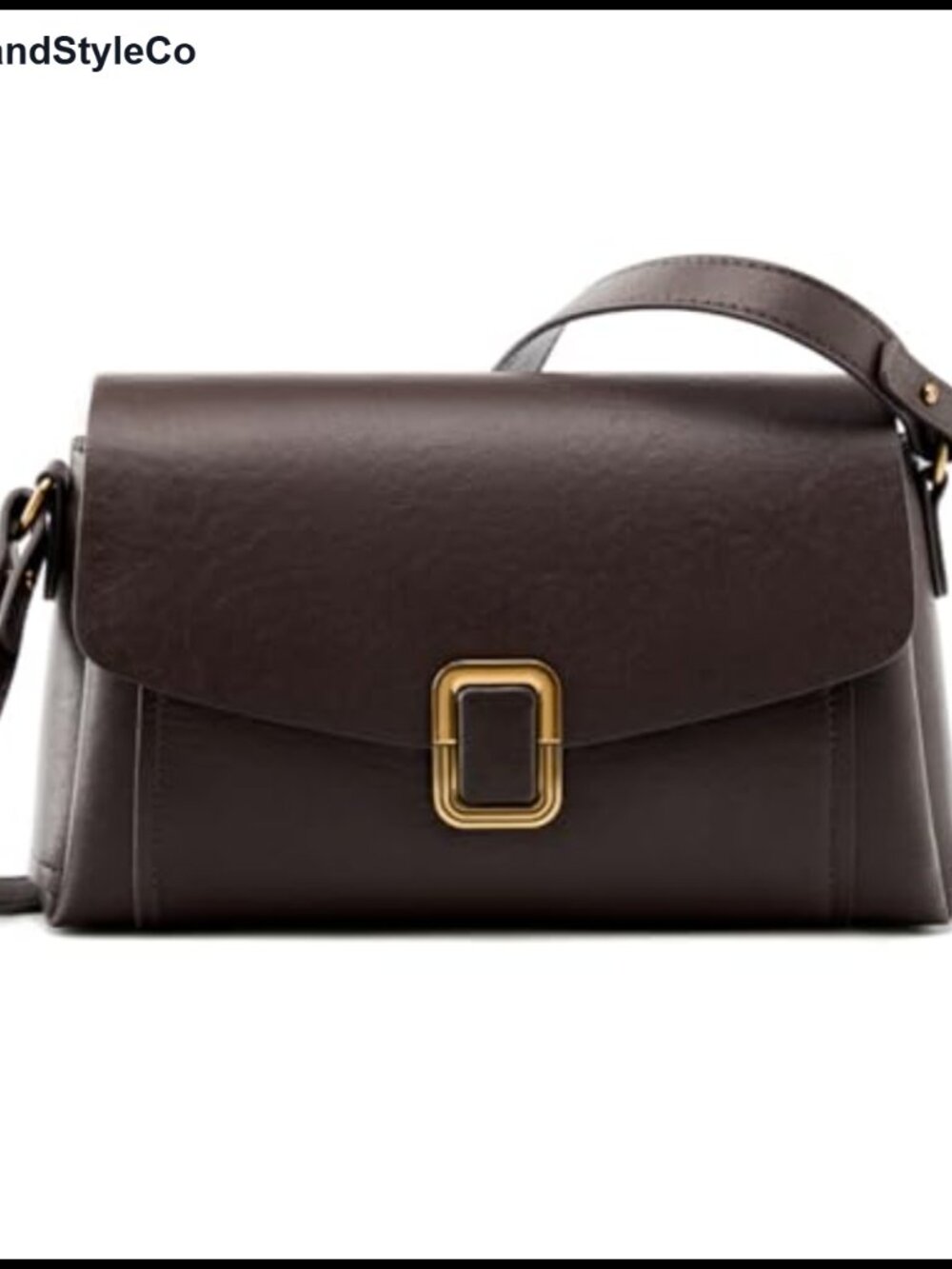 Genuine Leather Crossbody Bag Adjustable Shoulder Satchel